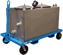 Skydrol Mobile Fluid Recovery Cart Servicing